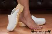 weiße Berkemann Clogs