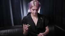 Interview with Dasha while she is smoking   