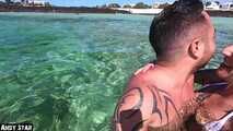 PUBLIC EXTREM AM STRAND UNTERWASSER | ERWISCHT WORDEN