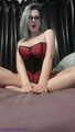 Selfietime  red torsolet and  nylons