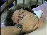 69 Yr OLD SPREAD EAGLE TIED NUDE ON BED (D15-14)
