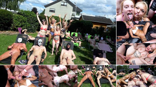 NEIGHBORHOOD-SLUTS – Outdoor Bareback Gangbang