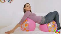 677 Beachballreiten mit Katja