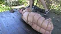 Supertight Outdoor Hogtie for Rachel Adams in Spain