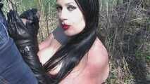 Pictures Blowjob & Handjob in Leather Trousers & Handjob with Leather Gloves