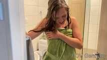 Spitting in the bathroom and the fuck after