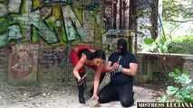 My piss in the slave's eye