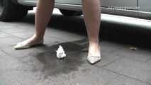 053003 Lindsay Pees On The Pavement