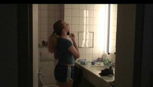 Get 2 Videos of Monika B. enjoying her shiny nylon Shorts from our Archives from 2010!