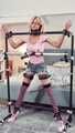 BONDAGE RAHMEN - Marie mit Nipple Clamps | Bondage Furniture