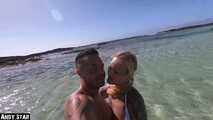 PUBLIC EXTREM AM STRAND UNTERWASSER | ERWISCHT WORDEN
