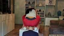 Spitting and Facesitting with hot Leggings