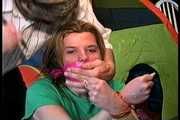 38 Yr OLD SOCIAL WORKER GETS HANDGAGGED, WRAP BONDAGE TAPE GAGGED, DOES RANSOM CALL, GAG TALKING, MOUTH STUFFED, CLEAVE GAGGED & F0RCED TO CHANGE CLOTHS 