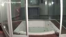 089006, 121001, 122001, 122001, 123001,124001 Five Young Mexican Girls Taking Turns To Pee In The Jacuzzi