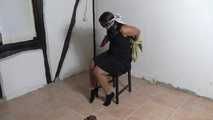 Jasmin toweltied to chair 2/2