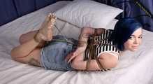 Diane hogtied