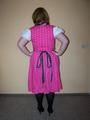 Tied in a bavarian costume