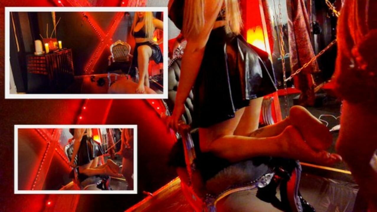 Today you MAY only cum on your goddess's FEET!