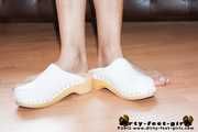 weiße Berkemann Clogs