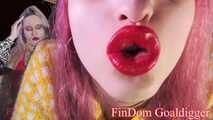 Orange Big Lips Bimbo Transformation