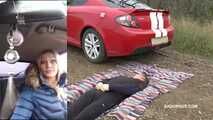Tatjana drives a Hyundai Coupe on his servant
