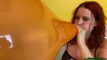 Blow2Pop orange TT17 in lingerie