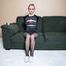 1065 Sandy in Tshirt and Fishnets