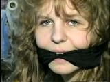 19 Yr OLD SINGLE MOM RONI MOUTH STUFFED, CLEAVE GAGGED,  BOUND & CROTCH ROPED WEARING LINGERIE (D44-13)