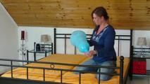 Die verrückte Juliette mit ihrem langen Ballon