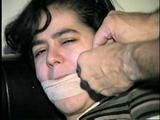 21 Yr OLD LATINA ERICA GETS BALL & WRAP ACE BANDAGE GAGGED (D25-9)
