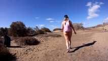 Nude in the dunes of Maspalomas