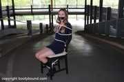 Stella roped on chair PICS