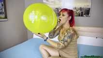 Blow2Pop yellow 18inch *globos payaso*