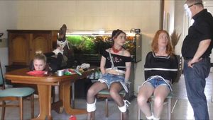 Lea, Saskia and Wendy - The Bondage Party 2 Part 2 of 5