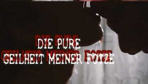 DIE PURE GEILHEIT MEINER FOTZE