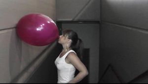 Powerful blast in the stairwell