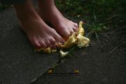 Banana crushing with Jill