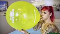 Blow2Pop yellow 18inch *globos payaso*