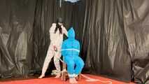 Igelit sack on a head, drastic breathplay