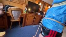 Watch Rachel Adams bound and gagged in shiny nylon Shorts and Windbreaker  