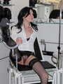 Herrin Nycky im Klinik-Rooms