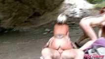 Outdoor Fucking in Group Sex.