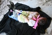 Anna hogtied in a lost place PICS