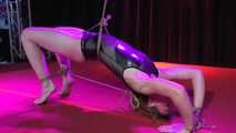 Predicament Extreme Bondage Challenge at BoundCon XIV - Rija Mae & Muriel La Roja 