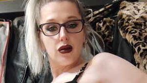Selfietime Leather and  nylons