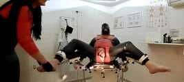 Tickled on the gynecological chair