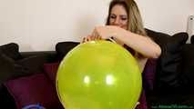 balloons size measurement 18inch *Globos Payaso* and Blow2Pop U16