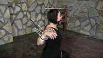 Extreme Ziptie Challenge for tattoeDMomo - her tightest one so far...