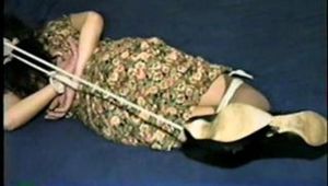 33 Yr OLD AMERICAN INDIAN DOCTOR HOG-TIED & ACE BANDAGE GAGGED (D19-16)