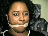 33 YEAR OLD BLACK NURSE GETS ACE BANDAGE CLEAVE & OTM WRAPPED GAGGED & HANDGAGGED (D48-14)